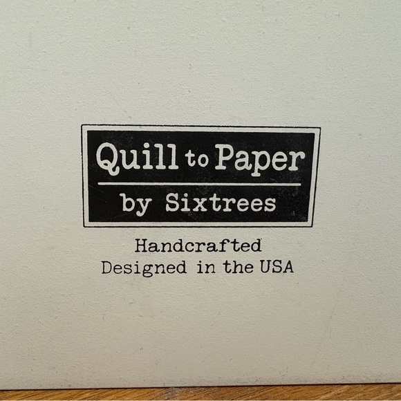 NWT "Start Each Day with a Grateful Heart" Quill to Paper by Sixtrees sign - Picture 2 of 5